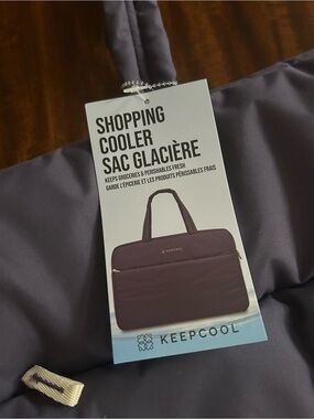 New! Insulated Keepcool Shopping Cooler Bag - Navy